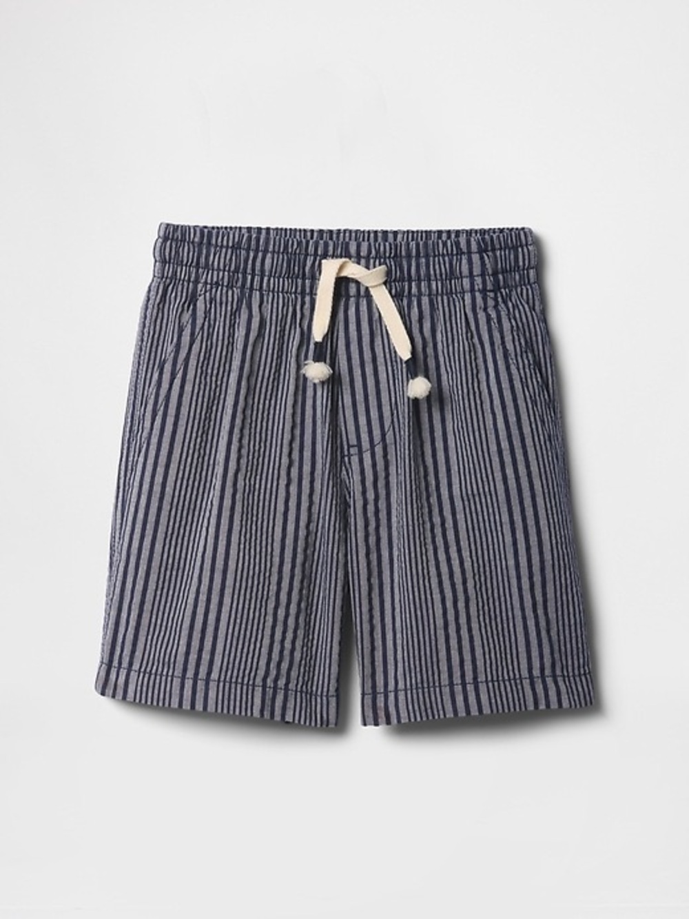 Gap Kids Navy & White Striped Seersucker Shorts - Size Large (10)